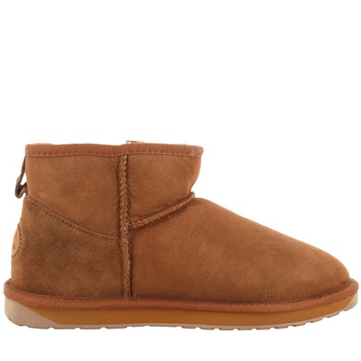Pre-owned Emu Australia A24us Ankle Boots W10937-chestnut Chataigne Stinger Micro In Brown