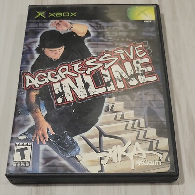 Aggressive Inline (Microsoft Xbox, 2002) Complete CIB Tested