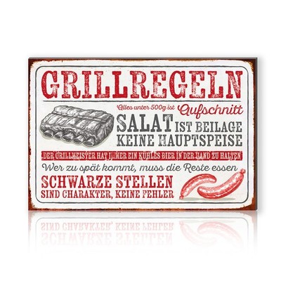 Panneau en aluminium rétro 30x20cm résistant aux intempéries stable Ancien Déco