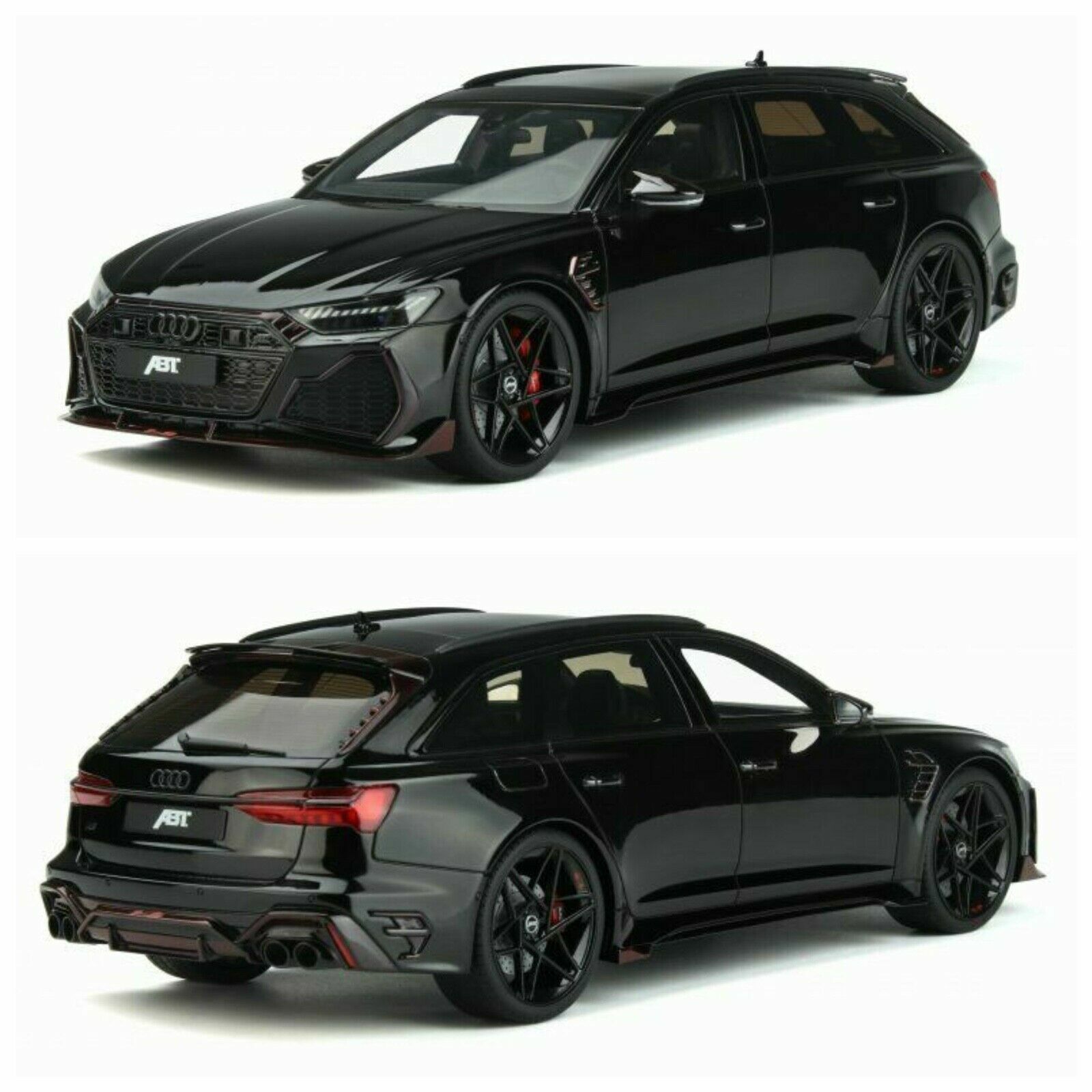 1/18 Audi RS6 ABT Avant C8 2021 Night Black Limited Car 1/18 Audi RS6 ABT Avant C8 2021 Night Black Limited Car