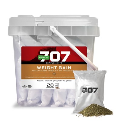 Formula 707 Weight Gain Equine Supplement, 28 Day Supply - Calorie-Rich