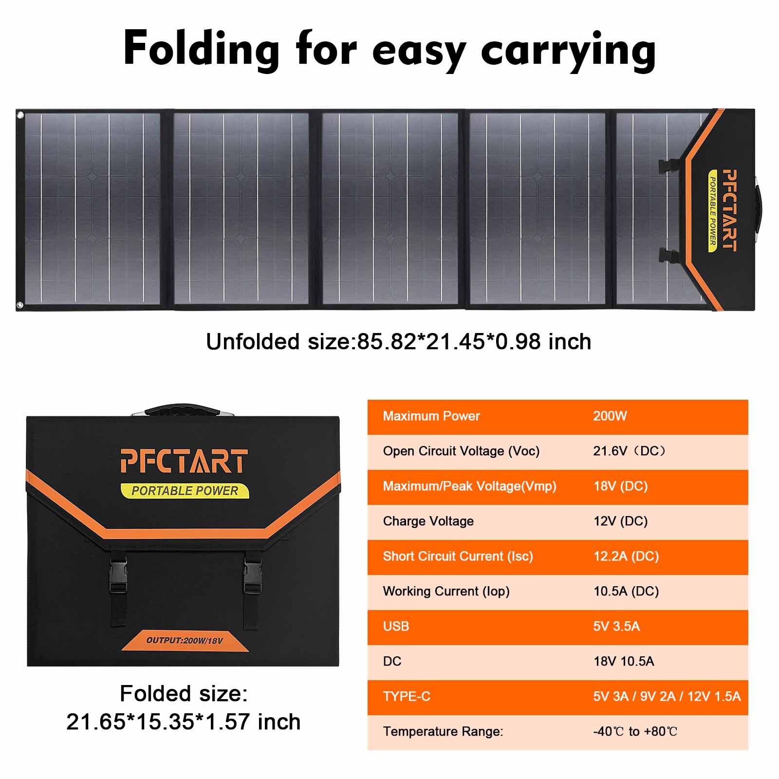 Solar Panel Kit 40W 60W 200 Watt Portable Battery Charger RV Car Free delivery