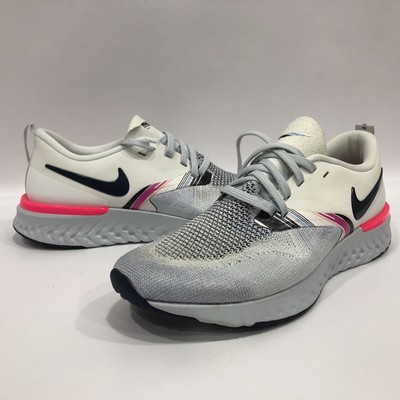 NIKE WOMAN ODYSSEY REACT 2 FLYKNT PRM WHITE/BLUE-HYPER AV2608-146 US Sz 8
