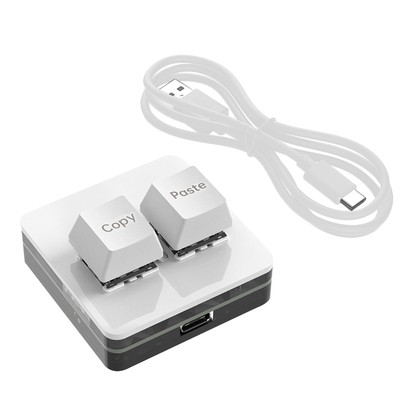 Copy Paste Keyboard Mini Shortcut Keypad Mechanical 2 key for Windows Keyboards