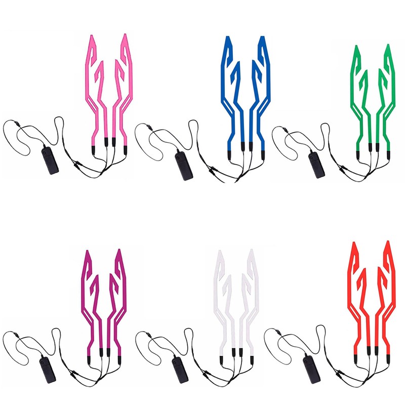 Motorcycle Helmet Light Strip LED with 3 Modes Night Riding Signal Light Sticker