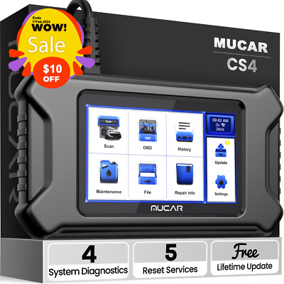Automotive OBD2 Scanner ABS SRS Transmission Engine Car Diagnostic Scan Tool 