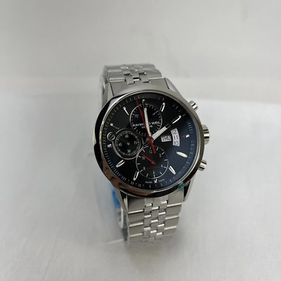 Pre-owned Raymond Weil Freelancer 7730-st-20041 Stainless Chronograph With Tags Works