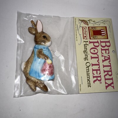 Schmid Beatrix Potter Creations Ornament 1984 Mrs Flopsy Bunny