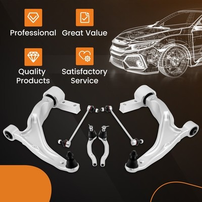 6Pcs Suspension Kit Front Lower Control Arm Tie Rods for Acura MDX ZDX 2007-2013