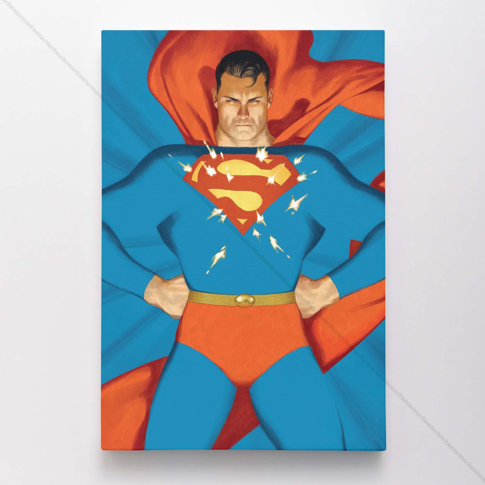 Superman Poster Canvas Comic Book Cover Art DC Print #60046