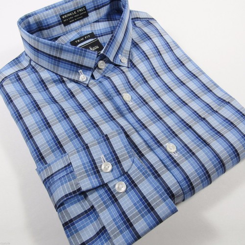 neiman marcus trim fit dress shirt Men's Slim-Fit Organic Cotton Dress Shirt with Medallion Lining