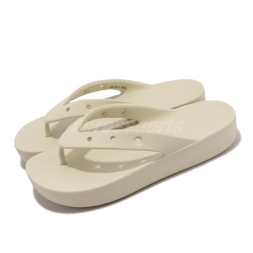 

Crocs Classic Platform Flip W Beige Women Slip On Sandals Flip Flop 207714-2Y2, Бежевый, Classic Platform Flip W