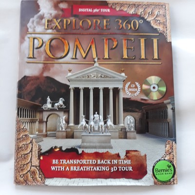 Digital 360 Tour Explore 360 Pompeii with CD inside by Barron's Like New