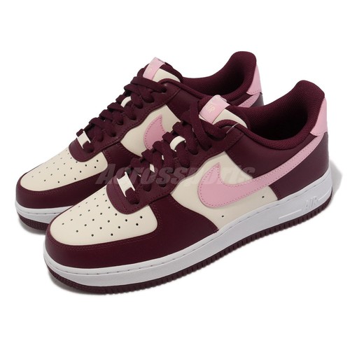 

Мужские кроссовки Nike Air Force 1 07 Valentines Day 2023 бледно-розового цвета слоновой кости AF1 FD9925-161, Цвет слоновой кости, Air Force 1 07