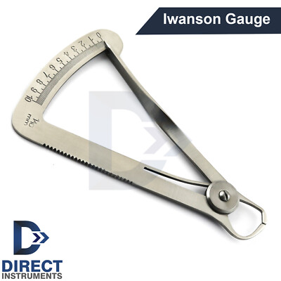 MEDENTRA Dental Measuring Gauges Orthodontic Bracket Positioning Caliper Ruler