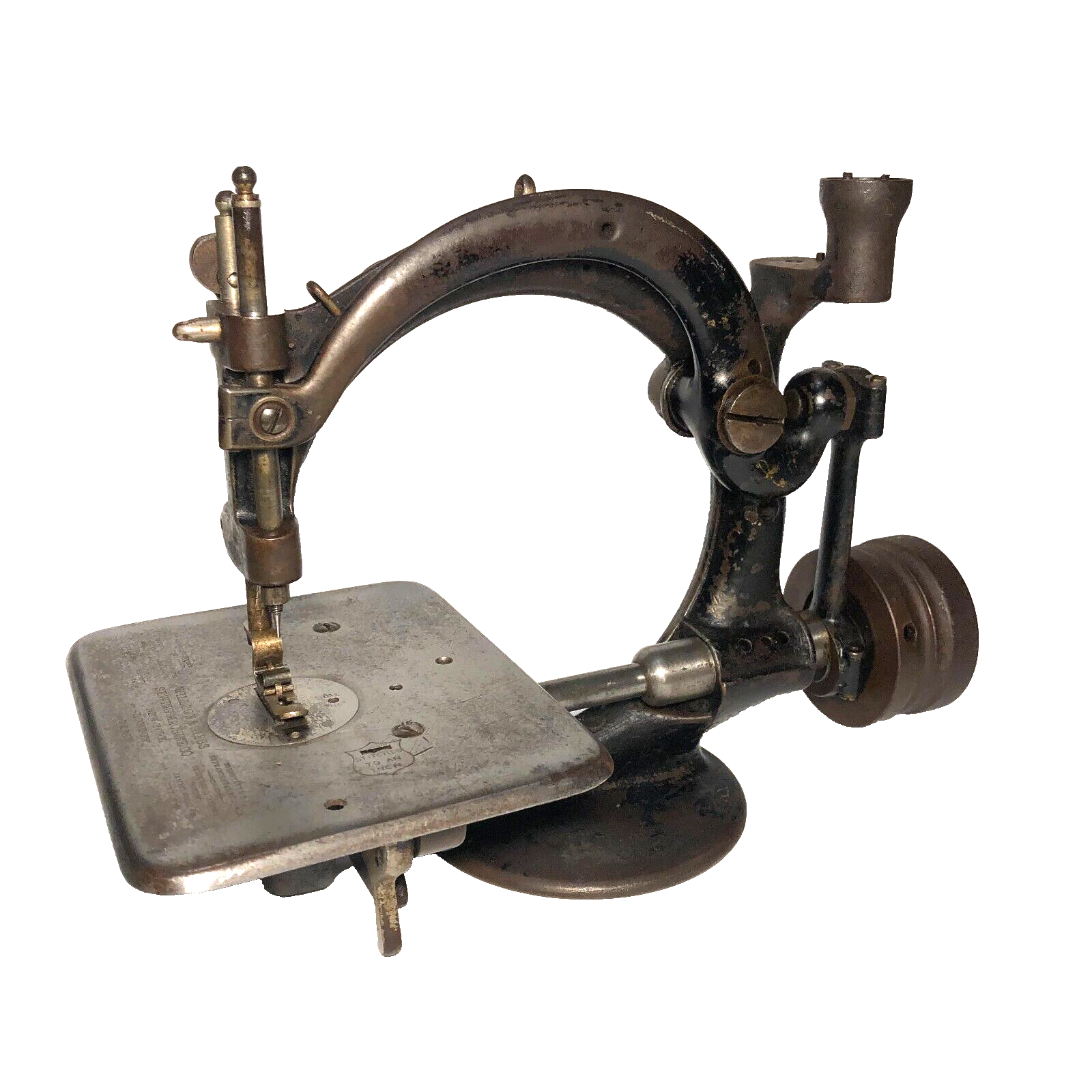 その他 Antique Sewing Machine Wilcox & Gibbs ANTIQUE 1880 GIBBS & WILLCOX SEWING MACHINE AS IS (FOR PARTS