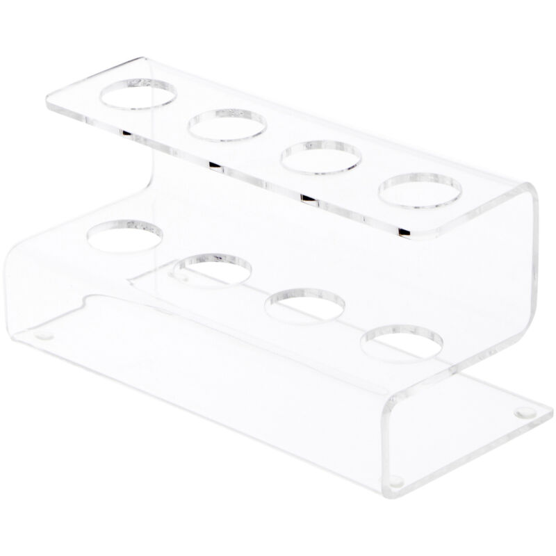 Plymor Acrylic Flatware Stand, 3.25"H x 5.75"W x 3"D (Holds 4 Utensils) (6 Pack)