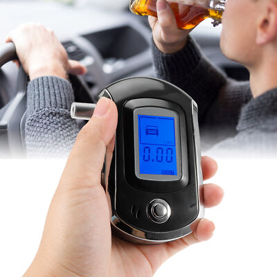 AT6000 Blowing Breathalyzer Mini Portable Driving Analyzer Tester KRI