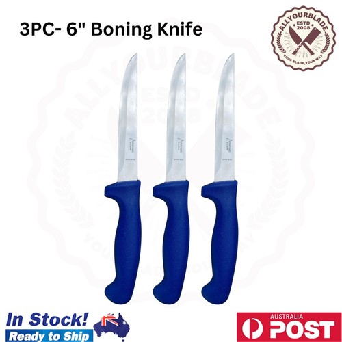 Set of 3 Diekensen Butchers 6'' Straight Boning Knife Slicing Knife Japan Blade