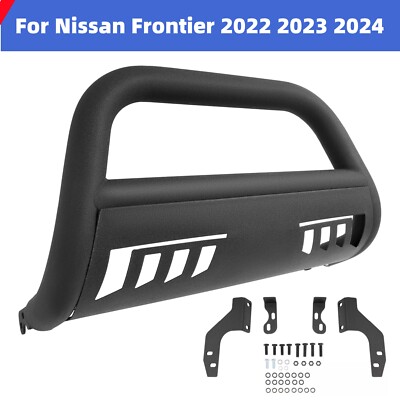 For Nissan Frontier Pickup 2022 2023 2024 3'' Bull Bar Front Bumper Grille Guard