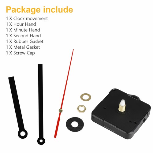 DIY Silent Wall Quartz Clock Movement Mechanism Replacement Tool Repair Part Set