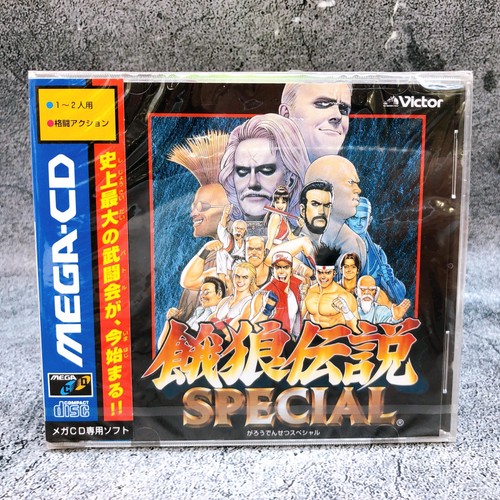 Mega CD Fatal Fury Special MCD Garou Densetsu Victor Fighting Game