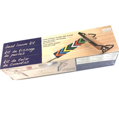 Beadsmith Bead Loom Beginners Kit - Beads,Needles,Thread,Patterns,Instructions