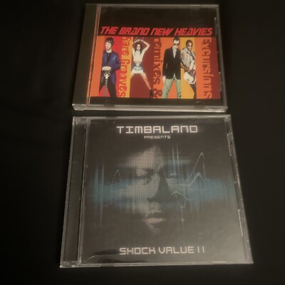 2 Hip Hop Rap CDs Timbaland Shock Value 2 Brand New Heavies Excursions Remixes