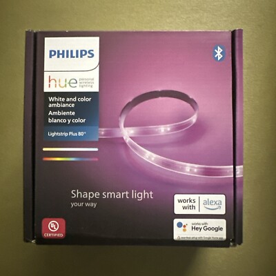 Philips Hue Shape Smart Lightstrip Plus 80'' Personal Wireless Lighting 555334