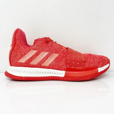 Adidas Mens Harden Vol 3 BD7600 Red Basketball Shoes Кроссовки Размер 4.5