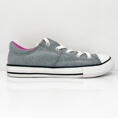 Converse Girls Chuck Taylor All Star 664653F Серые повседневные кроссовки, размер 4