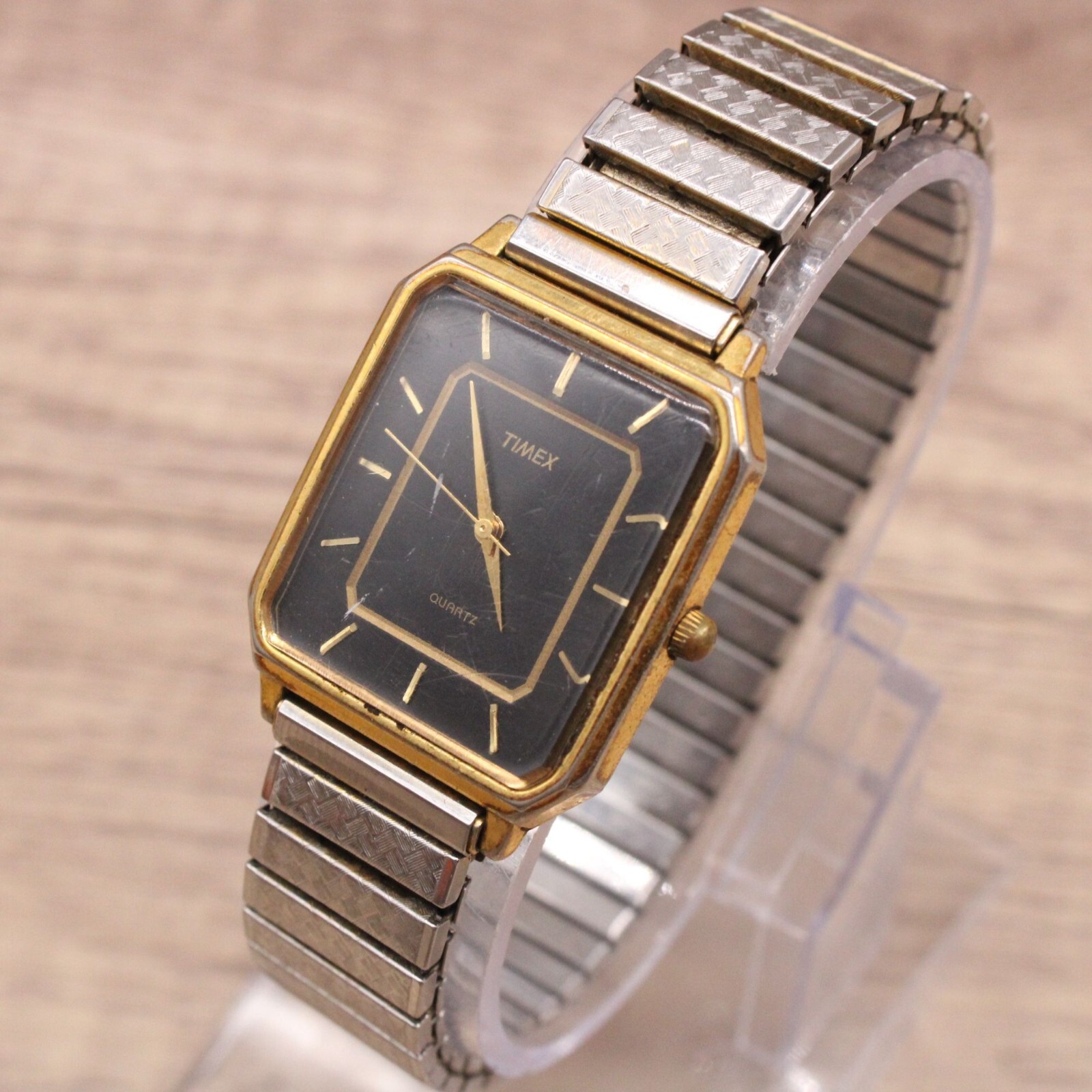 時計 Time less steel square watch y2k opium Minimalist Y2K Watch – Square Face Watch, Steel Retro Watch
