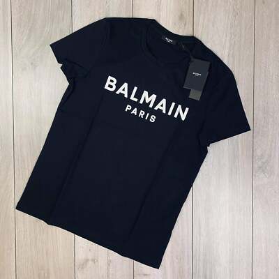 Pre-owned Balmain Printed T-shirt In Colour_black, Sale, T-shirts