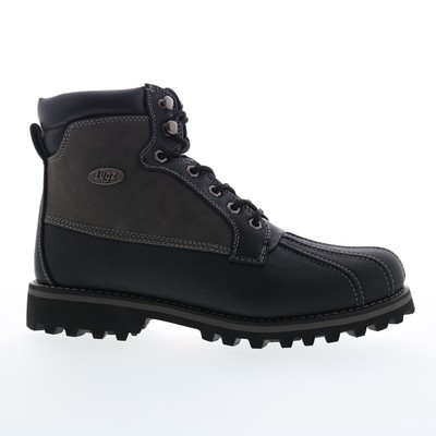 Lugz Mallard MMALLV-069 Мужские Черные Синтетические Повседневные Классические Ботинки На Шнуровке 8