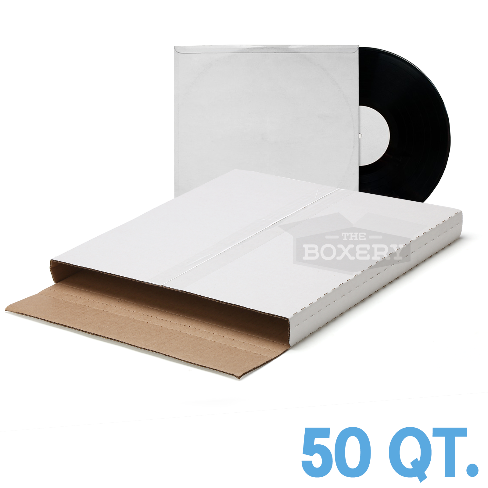 50 RECORD MAILING BOXES VINYL RECORD MAILERS MULTIDEPTH Verde Parts