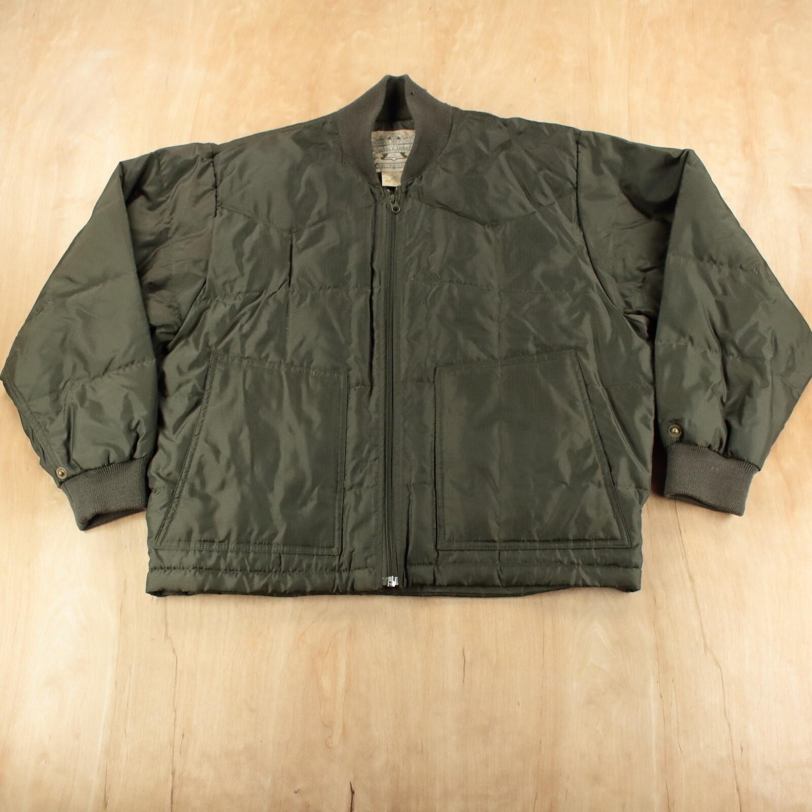 ジャケット・アウター 90s BANANA REPUBLIC nylon jacket vtg 80s 90s BANANA REPUBLIC down insulated nylon bomber