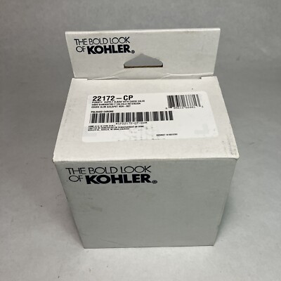 Kohler 22172-CP Purist Stillness Wall Supply Elbow Check Valve Polished Chrome