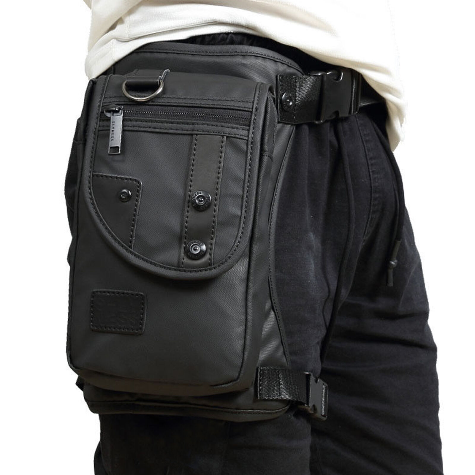 Men Waterproof Oxford Waist Leg Bag Drop Waist Motorcycle Tactical Backpack us