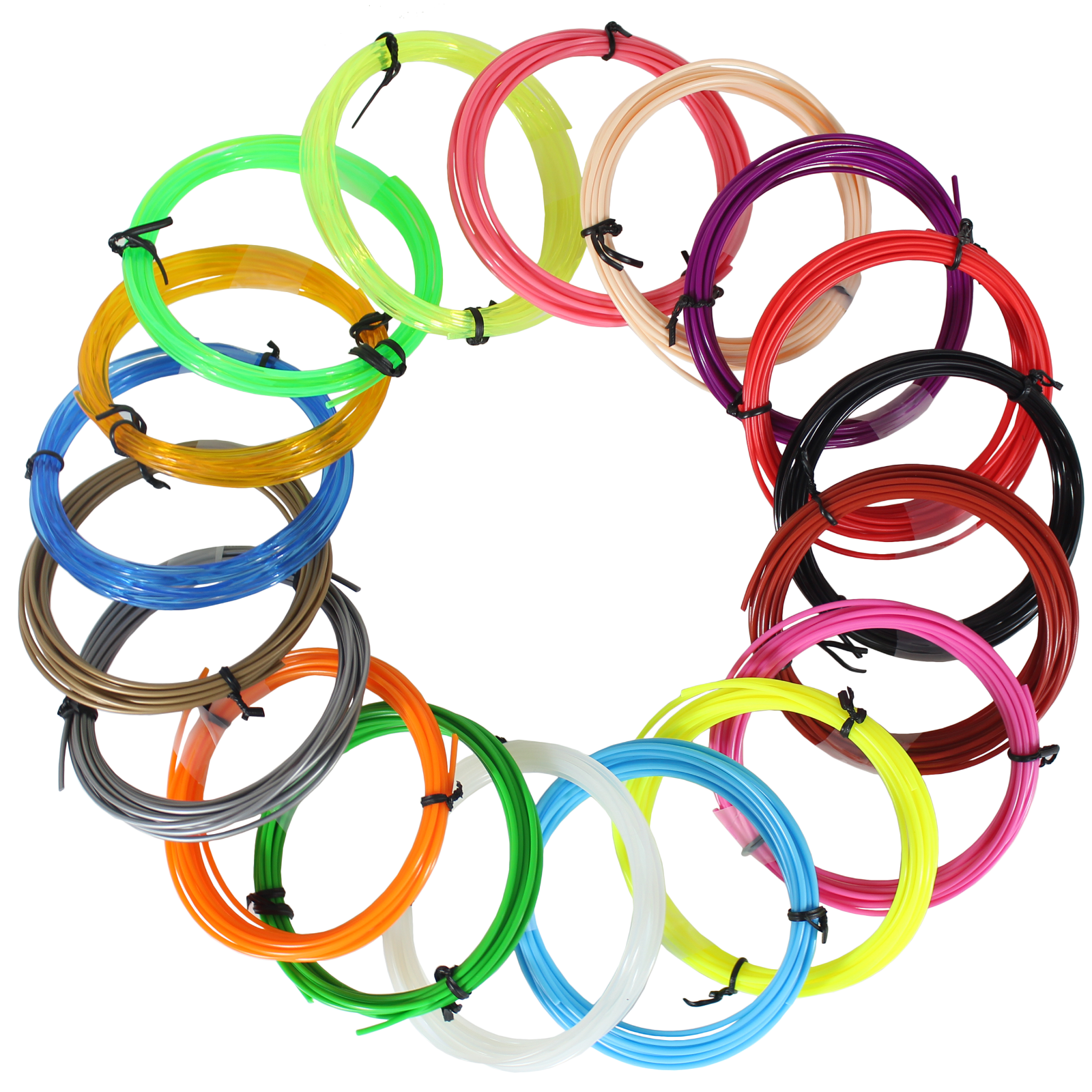 3D Pen Filament Refills(18 Colors,10 Feet Each) Total 180 Feet,Pla Filament 1.75
