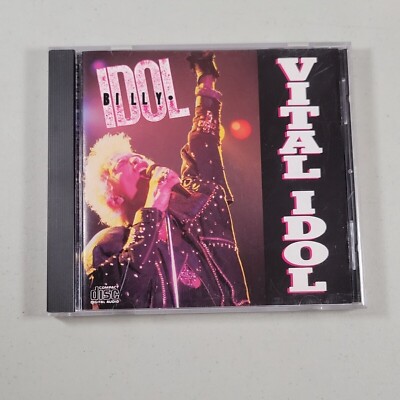 Billy Idols CD Vital Idol Remix Album 1987 Chrysalis Records New Wave and Rock