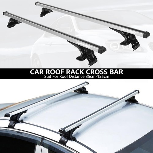 2x 46"Car Universal Top Roof Rack Cross Bar Luggage Cargo Carrier Rails Aluminum