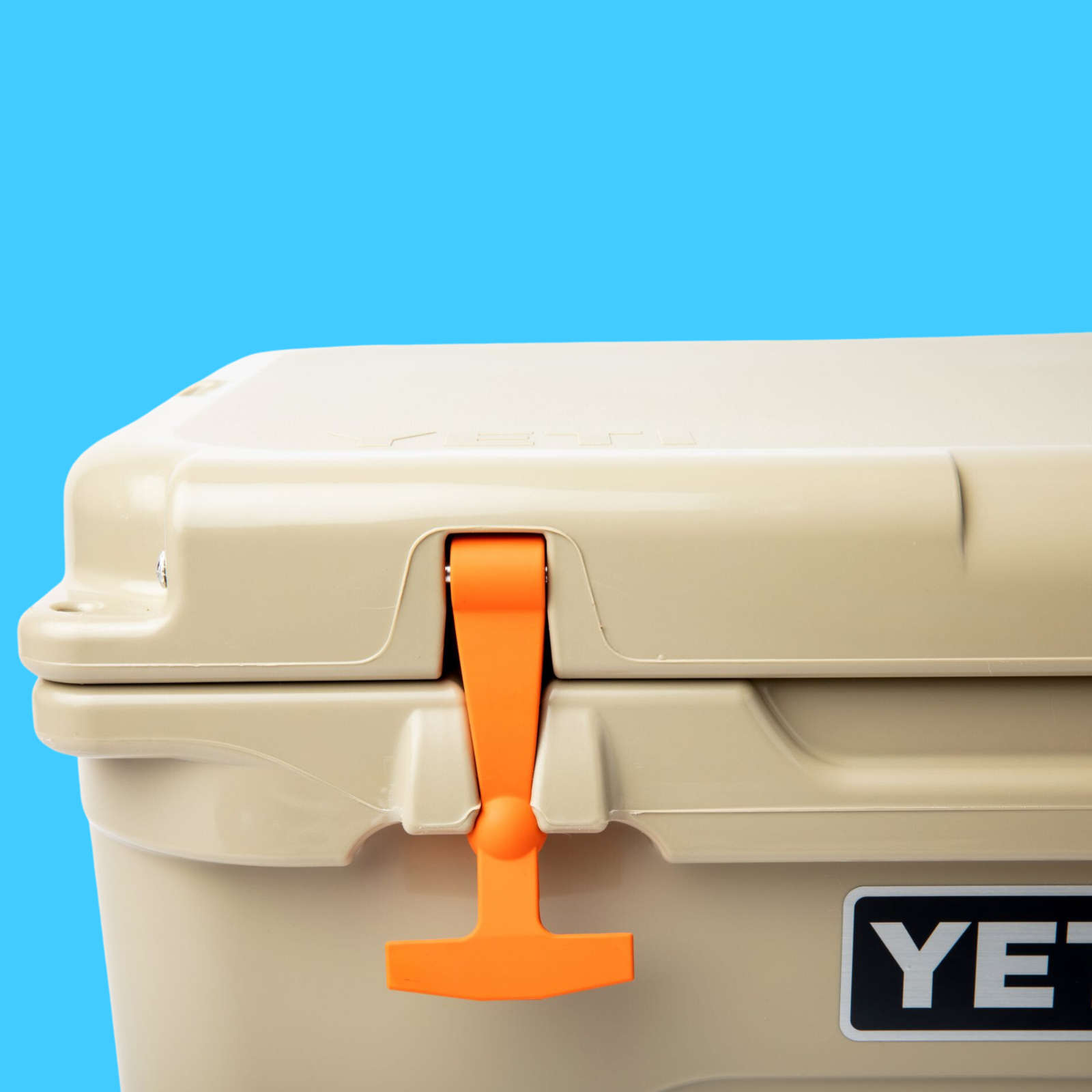 Rubber Latch Kit + Rope Handles for YETI + RTIC Coolers - Orange, Blue, Red