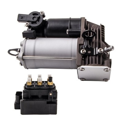 Air Suspension Compressor Pump + Valve Block For Mercedes M GL Class W164 X164
