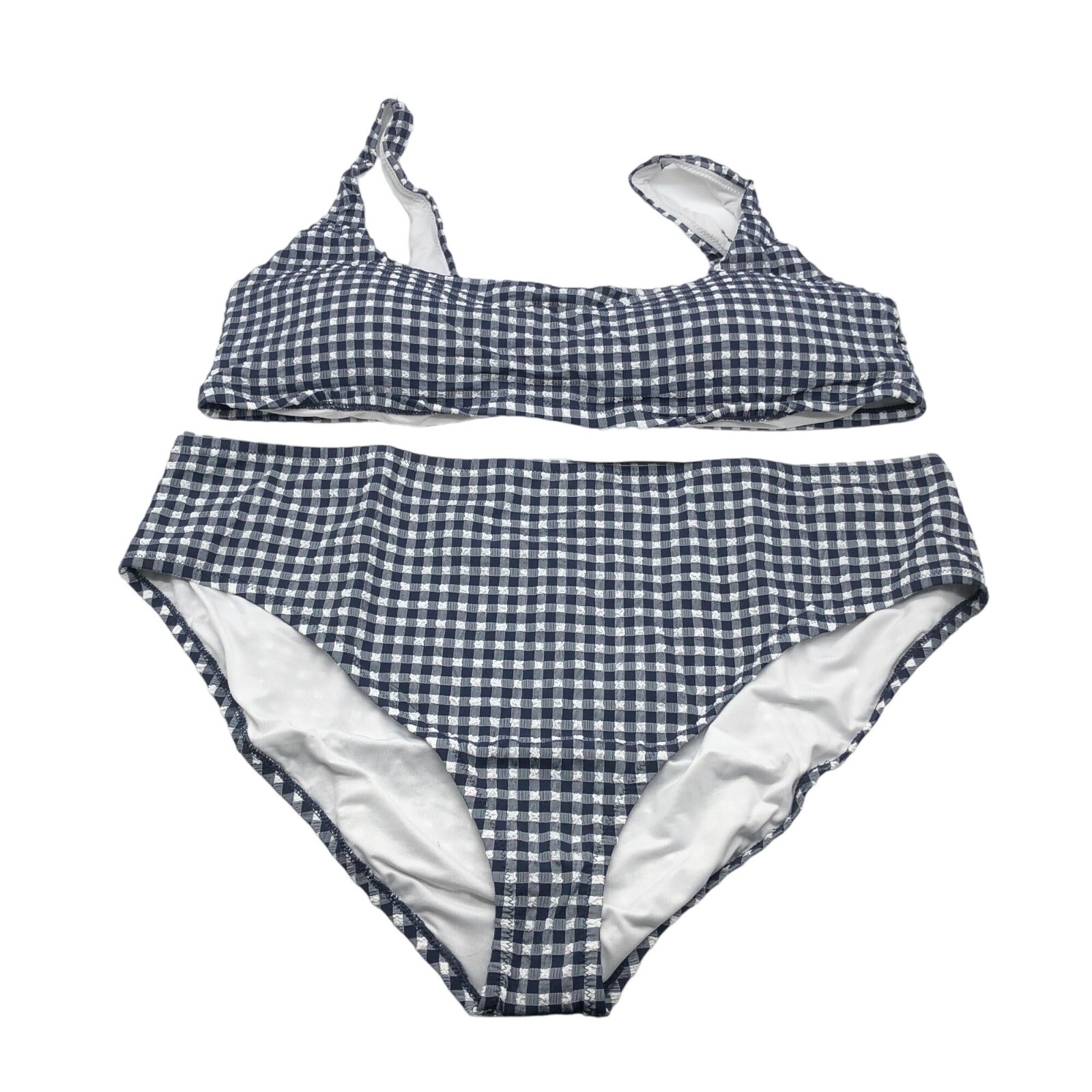 gingham swimsuit top