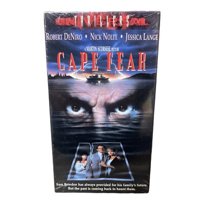 Cape Fear (VHS, 1992) NEW FACTORY SEALED!! Robert De Niro, Nick Nolte