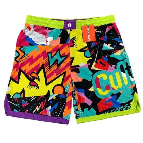 Hoop Culture Basketball Shorts Mens Size 2XL Colorful Neon