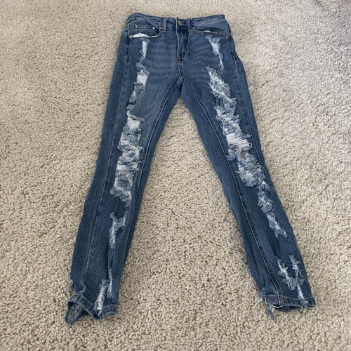 Vintage Almost Famous Jeans Juniors Sz 0 Cotton Blend Y2K Vintage Almost Famous Jeans Juniors Sz 0 Cotton Blend Y2K