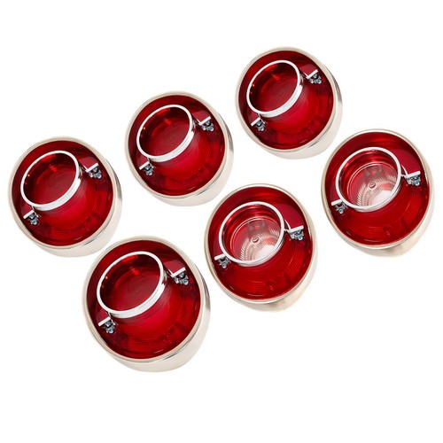 FOR 1964 CHEVROLET IMPALA CAR FULL SIZE LED TAIL LIGHT & BACKUP LENS SET NEW KIT