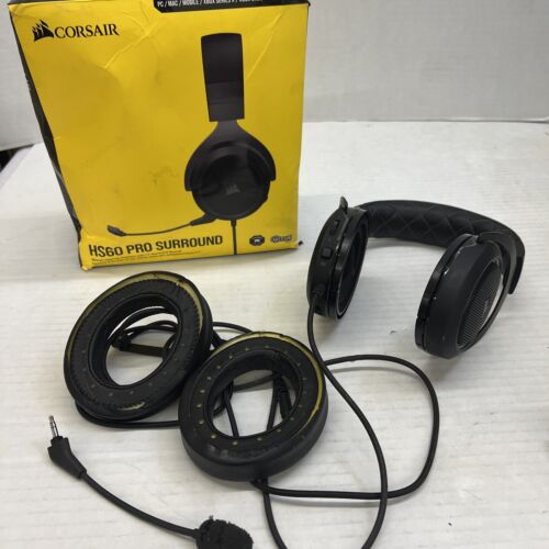 CORSAIR HS60 Pro 7.1 Virtual Surround Sound Gaming Headset | eBay CORSAIR HS60 Pro 7.1 Virtual Surround Sound Gaming Headset | eBay