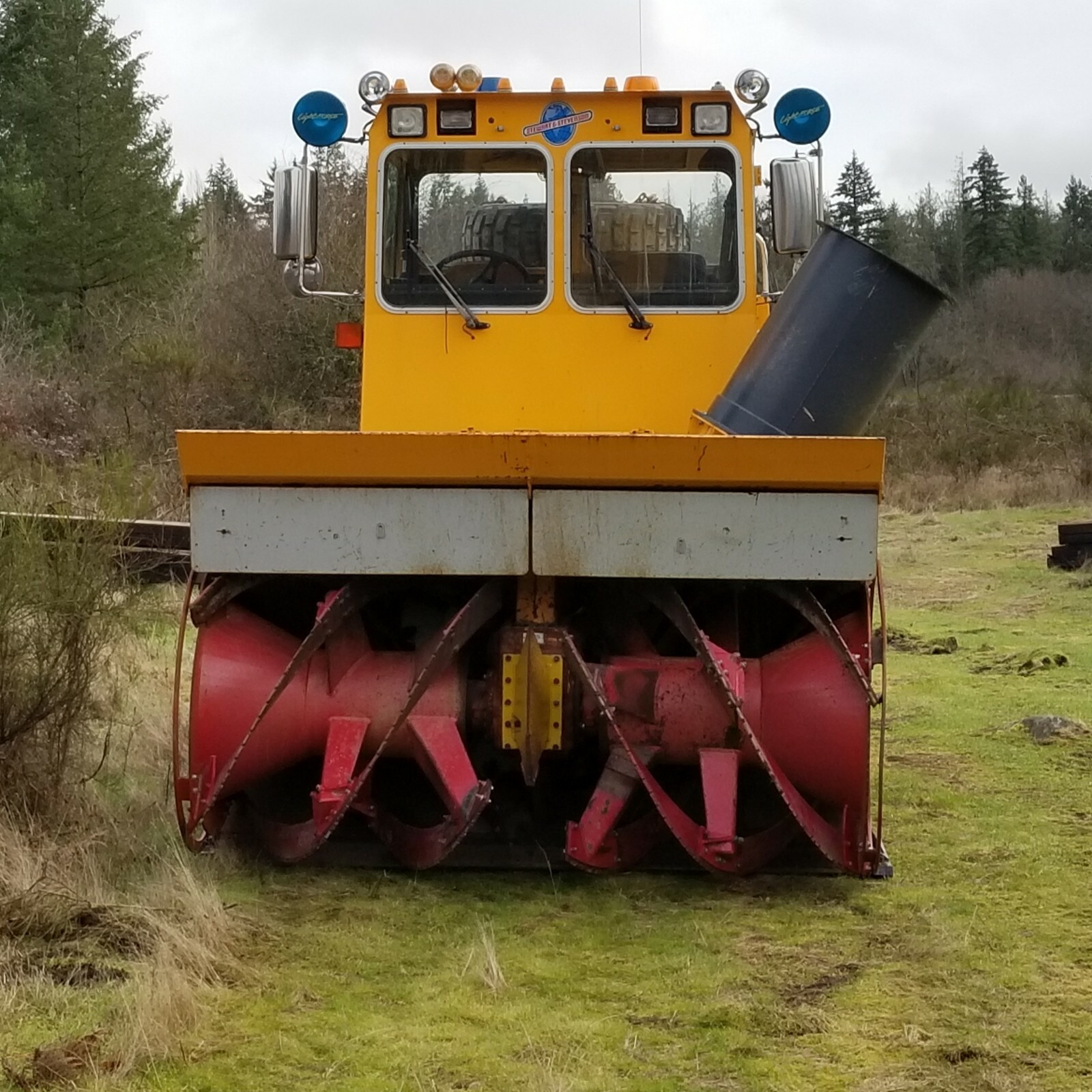 1994 Stewart And Stevenson RSS1250 Highway Road Airport Rotary Snowblower